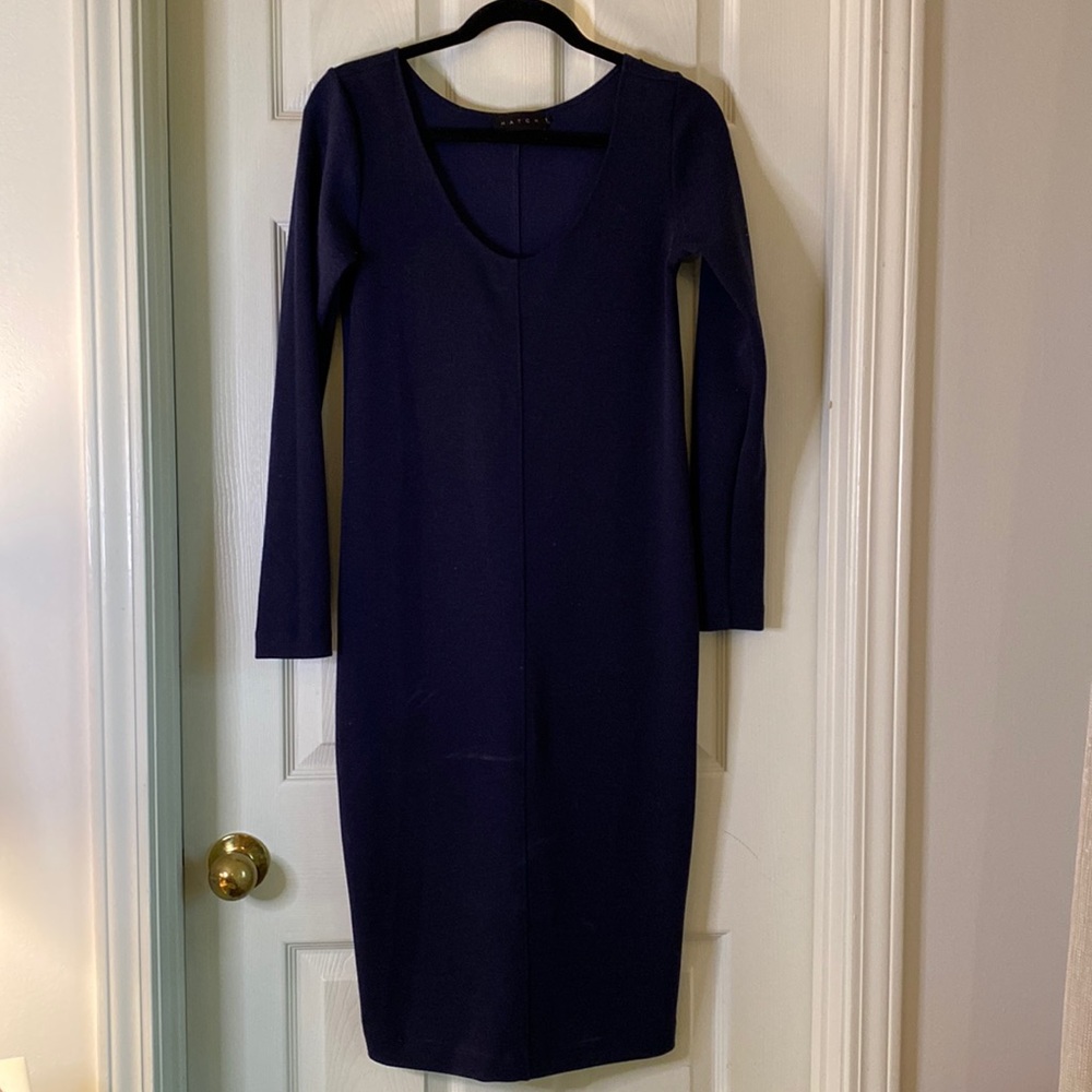 HATCH Navy Maternity Dress size Small